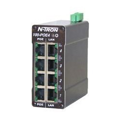 Red Lion 100-POE4 Industrial Midspan Power Injector 8 DIN Rail Mount