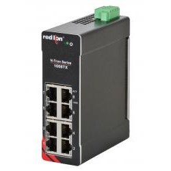Red Lion 1008TX Industrial Ethernet Switch 10-49VDC DIN Rail Mount