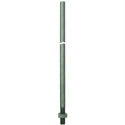 DEHN 101001 Air-Termination Rod W/Locknut 10mm Dia 1000mm L Stainless Steel