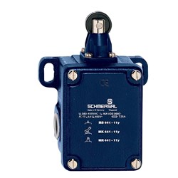 Schmersal 101058758 Medium-Duty Position Switch Roller Plunger 1NO-1NC Grey Cast Iron Galvanized Silver Contact