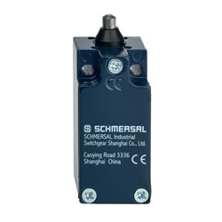 Schmersal 101165678 Position Switch with Safety Function Plunger 1NO-1NC Metal Die Cast Zinc Silver Contact