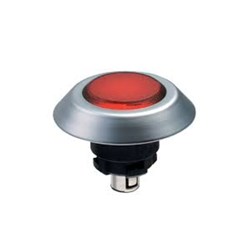 Schmersal 101174522 Front Element Indicator Light LED Red 22.3 mm Dia Mount Hole