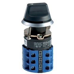 Schmersal 101174640 Selector Step Switch Black/Silver 8Position Angle Roller Lever Plastic Reinforced Glass Fiber