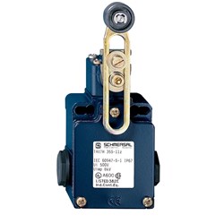 Schmersal 101181233 Position Switch with Safety Function Roller Lever NC Die Cast Light Alloy Silver Contact