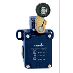 Schmersal 101195113 Position Switch Offset Roller Lever NO-NC Grey Cast Iron Galvanised