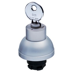 Schmersal 101195365 Selector Switch Silver 3Position Key M20x1.5 Screw Terminal 39.5mm H