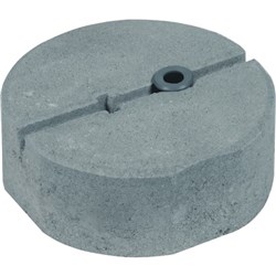 DEHN 102003 Concrete Base Plate W/Grip and M16 Adaptor 240mm 23mm W 9mm D 23mm H M16 C45/55 Concrete