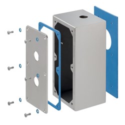 Schmersal 103032708 Stainless Steel Enclosure Stainless Steel 100W 94H 195D IP67 IP69K