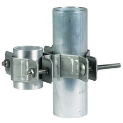 DEHN 105355 Railing Clamp 16mm W 4mm D 17mm H M8 x 40mm M8 x 70mm Stainless Steel