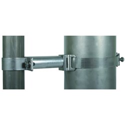 DEHN 105362 Fixing Clamp W/Spacer 50mm 24mm W 4mm D 28mm H Stainless Steel