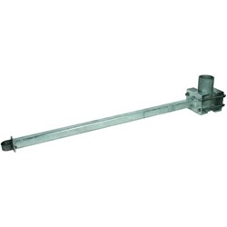 DEHN 105365 Spacer 1000mm L 230mm W 70mm D 180mm H M10x292mm M8x20mm Thermo Galvanized Steel Die Cast Zinc