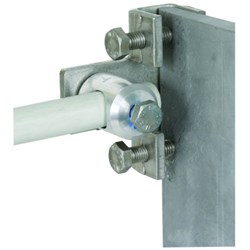 DEHN 106319 Connection Clamp W/Bolt Terminal Block 6mm W 8mm H M8 x 25mm Stainless Steel
