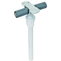 DEHN 106852 Spacer W/Holder M6 x 13mm Screw 500mm L 7mm W 3mm D 55mm H M8 Plastic Grey