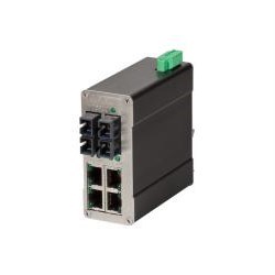 Red Lion 106FX2-SC Industrial Ethernet Unmanaged Switch (4) 10/100 Base-TX RJ45 (2) 100 Base-FX -Port
