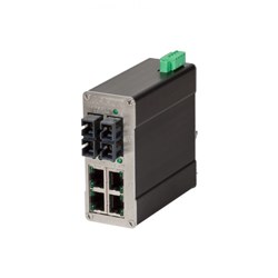 Red Lion 106FXE2-SC-15 Industrial Ethernet Unmanaged Switch (4) 10/100 Base-TX RJ45 (2) 100 Base-FX -Port
