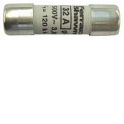 Mersen 22G16 Fuse Link 16A 690VAC Cylindrical Ferrule 22mm Dia x 58mm L 120kA Ceramic gG