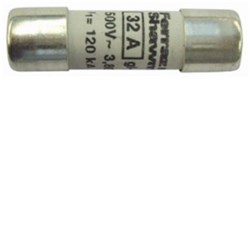 Mersen 22G20 Fuse Link 20A 690VAC Cylindrical Ferrule 22mm Dia x 58mm L 120kA Ceramic gG