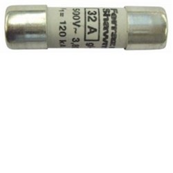 Mersen 22G25 Fuse Link 25A 690VAC Cylindrical Ferrule 22mm Dia x 58mm L 120kA Ceramic gG