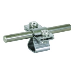 DEHN 274110 Conductor Holder Screw Clamp Mount 3mm W 2mm D 4mm H M8 304 Stainless Steel