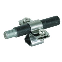 DEHN 274113 Conductor Holder Screw Clamp Mount 3mm W 2mm D 5mm H M8 304 Stainless Steel