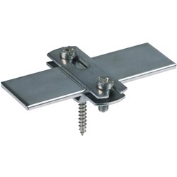 DEHN 286139 Strip Holder W/Wood Screw 5 x 50mm 6mm W 2mm D 7mm H Stainless Steel