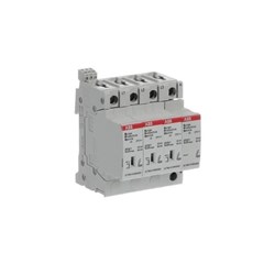ABB 2CTB815708R0800 Surge Protective Device 6.25kA 4-P 80kA 230VAC Plug-In IP20
