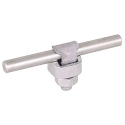 DEHN 301010 KS Connector W/Spring Washer M10 Screw 3mm W 4mm H Steel