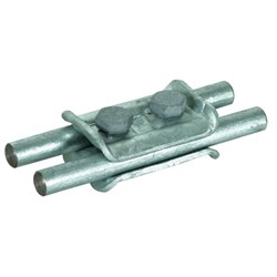 DEHN 307000 Parallel Connector M8 x 20mm Screw 4mm W 3mm D 6mm H Steel