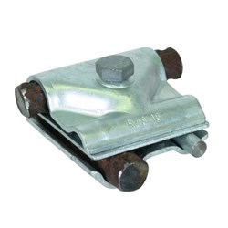 DEHN 308041 Maxi MV Clamp W/Screw 8-16mm 15-25mm M10 x 65mm Screw Steel