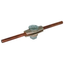 DEHN 309087 ES Connector W/Head Screw M10 x 35mm Screw 50mm W 18mm D 24mm H High Copper Alloy