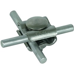 DEHN 315119 Universal Connector M10 x 35mm Screw 34mm W 8mm D 34mm H Stainless Steel