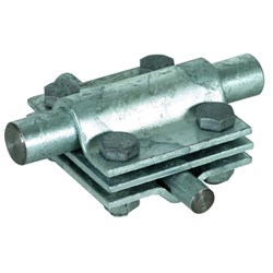 DEHN 319202 Cross Unit M8 x 25mm Screw 60mm W 3mm D 60mm H Steel