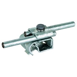 DEHN 339050 Gutter Clamp W/Double Cleat 8-10mm M8 x 20mm M8 x 25mm Screw Steel