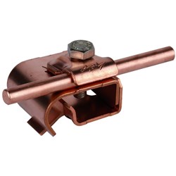 DEHN 339067 Gutter Clamp W/Clamping Frame 6-10mm M8 x 20mm M8 x 25mm Screw Copper