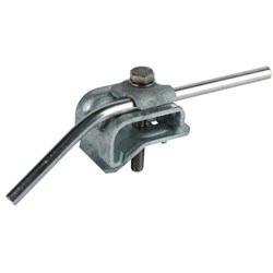 DEHN 339100 Gutter Clamp W/Clamping Frame 8-10mm M8 x 60mm Screw Steel