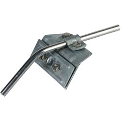 DEHN 343000 Gutter Board Clamp W/Cleat 7-10mm M6 x 20mm Screw Steel