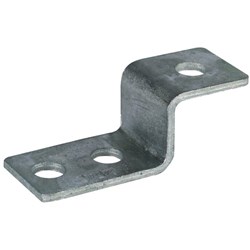 DEHN 363000 Z-Shaped End Piece 22mm 3mm W 8mm H Steel