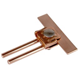 DEHN 365017 Seam Clamp W/Double Cleat 0.7-8mm M8 x 40mm Screw Copper