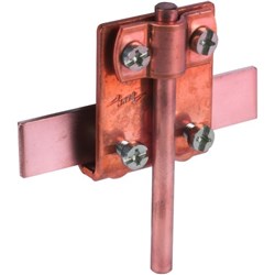 DEHN 365047 Seam Clamp W/Cleat 0.7-10mm M6 x 16mm Screw Copper