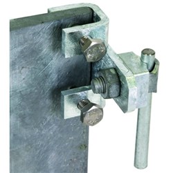DEHN 372220 Horizontal Connection Clamp W/KS Connector 3-18mm M8 x 25mm Screw Steel