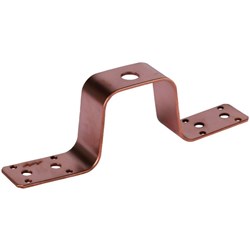 DEHN 377027 Bridging Bracket Blind Rivets Drilling Screws 170mm L 28mm W 2mm H Copper