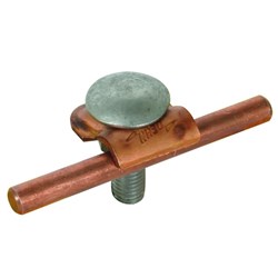 DEHN 390157 Clamping Piece W/Truss Head Screw 6-10mm M10 x 35mm Screw Copper