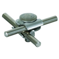 DEHN 390259 MMV Clamp W/Head Screw and Nut 6-8mm M10 x 35mm Screw Stainless Steel