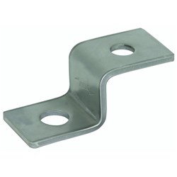 DEHN 390499 Z-Shaped End Piece 10.5mm 12.5mm 3mm W 7mm H Stainless Steel