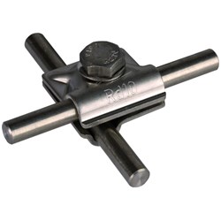 DEHN 391559 MV Clamp W/Screw and Spring Washer 10mm M10 x 35mm Screw Stainless Steel