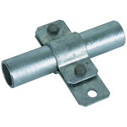 DEHN 410034 Earthing Pipe Clamp 27mm 11mm M10 x 25mm Screw Steel