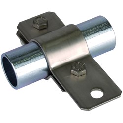 DEHN 410319 Earthing Pipe Clamp 21mm 11mm M10 x 25mm Screw Stainless Steel