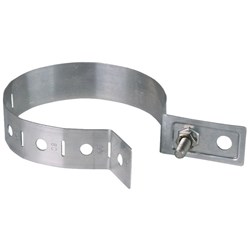 DEHN 423011 Downpipe Clamp 60-100mm 10.5mm M8 x 25mm Screw Aluminium