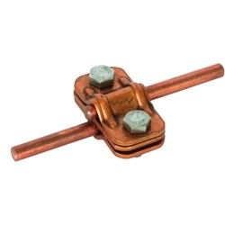 DEHN 459127 UNI Disconnecting Clamp W/Intermediate Plate 8-10mm M8 x 20mm Screw Copper