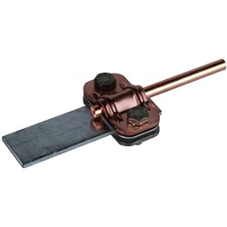 DEHN 460557 Bimetallic Disconnecting Clamp 8-10mm 30mm M8 x 20mm Screw Copper Steel